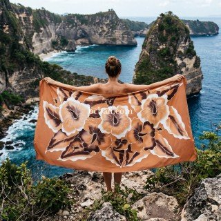 Wholesale Rayon Sarong Hand Painted Made in Bali